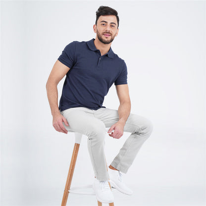 Men Solid Performance Polo