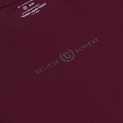 Men's Smart Collar Print Tee | Liquid Touch Comfort