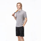 Men's Cotton Lycra Stretch Solid Polo Shirt