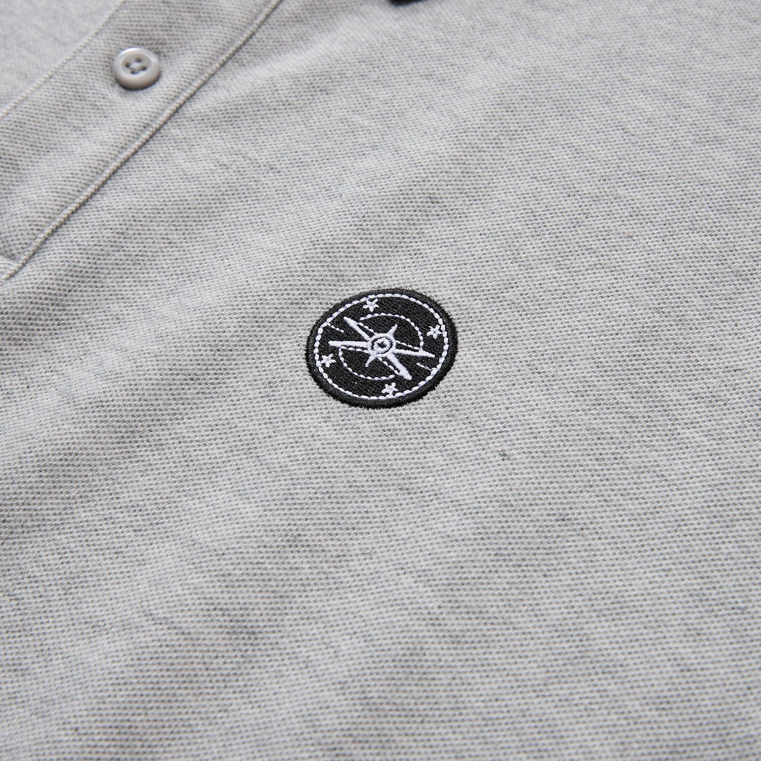 Men's Cotton Blend Pique Embroidered Polo