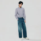 Men’s Cotton Long-Sleeve Wrinkle-Free Shirt