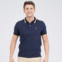 Men Deer Embroidery Polo
