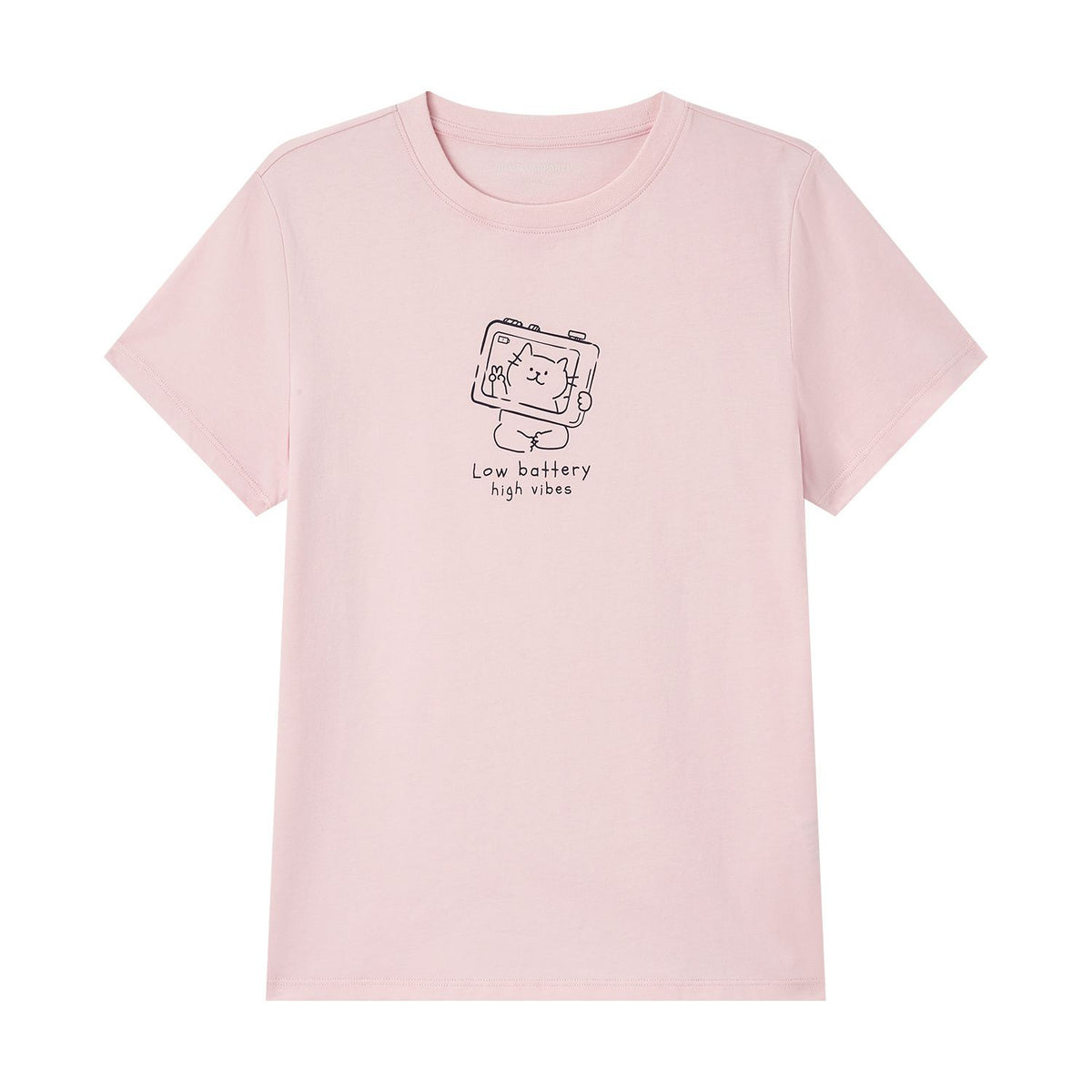 Women Regular Cotton Graphic Crew Tee