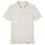 Men’s Slim Pique Polo with Contrast Collar & Signature Embroidery