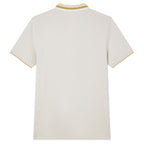 Men’s Slim Pique Polo with Contrast Collar & Signature Embroidery