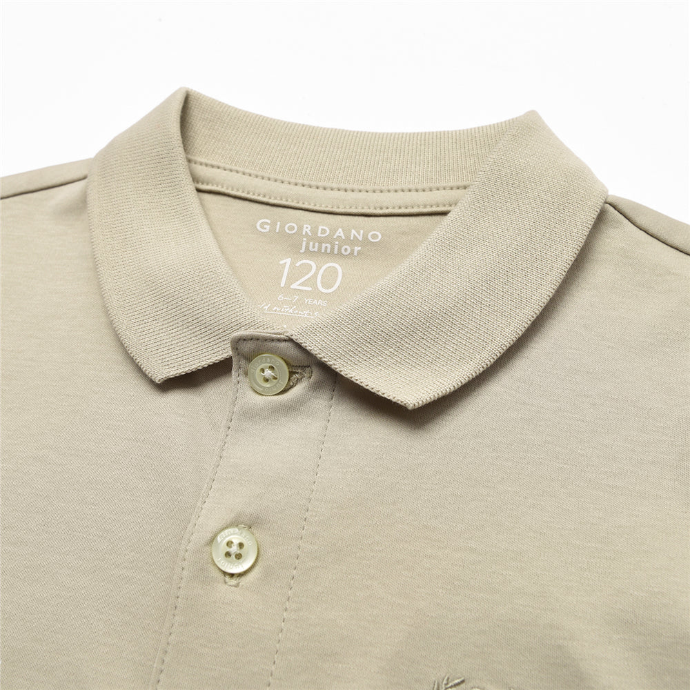 Junior Cotton Interlock Liquid Touch Polo