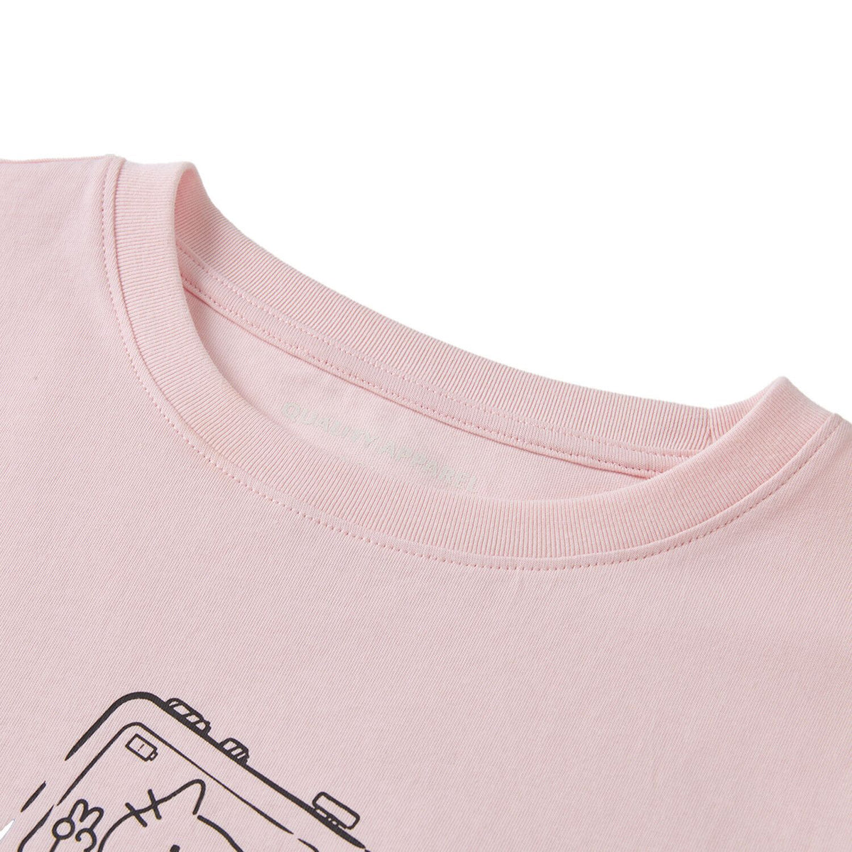 Women Regular Cotton Graphic Crew Tee