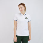 Giordano Women's Embroiery Polo-White