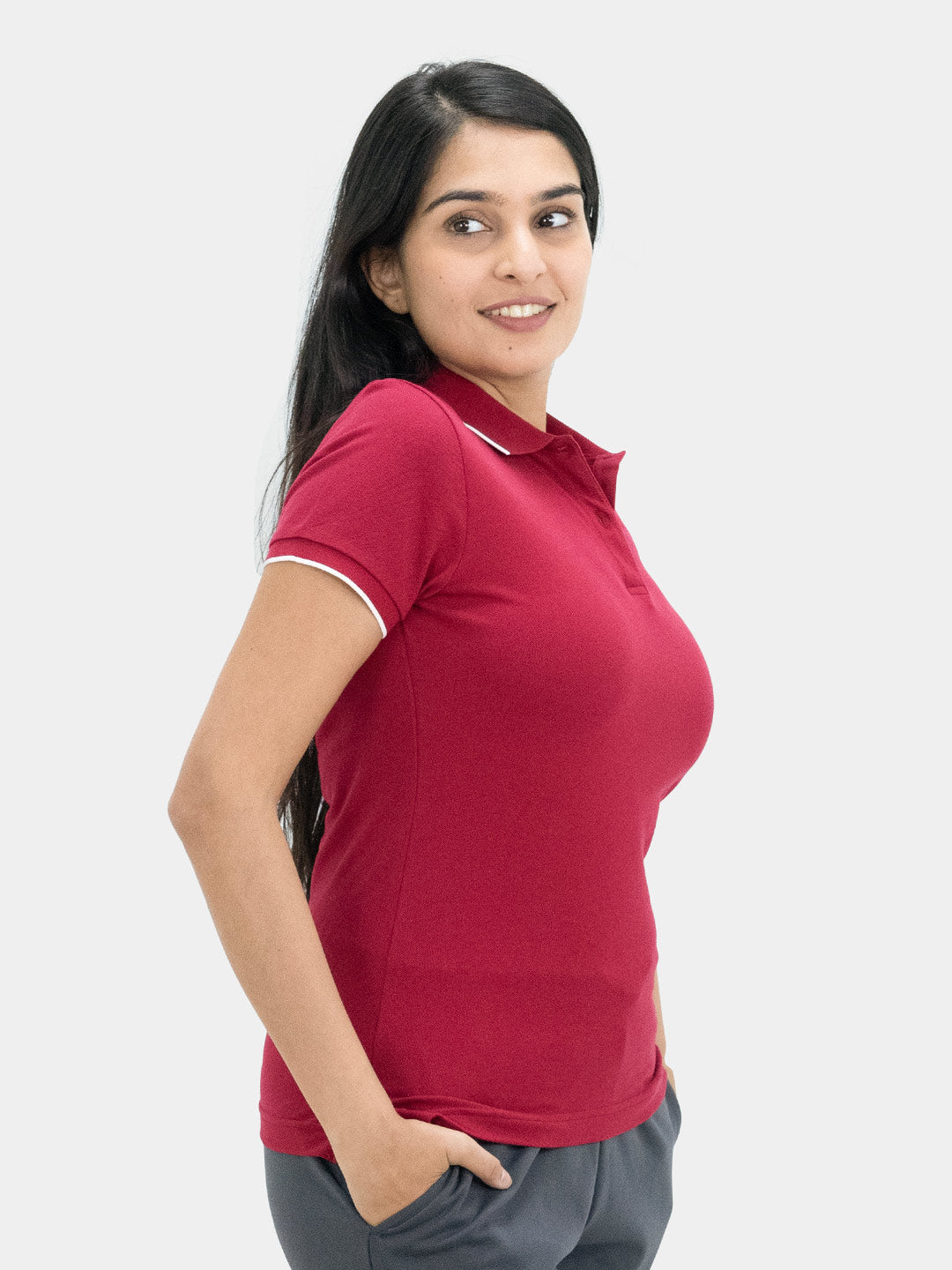 Women's Cotton-Lycra Polo