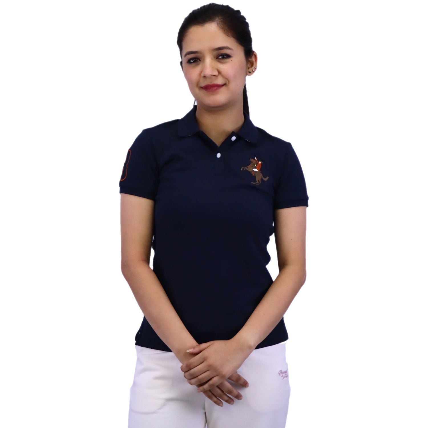 Giordano Women's Napoleon Polo-Blue