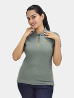 Women's Short Sleeve Classic Slim Fit Bold Polo (1981)