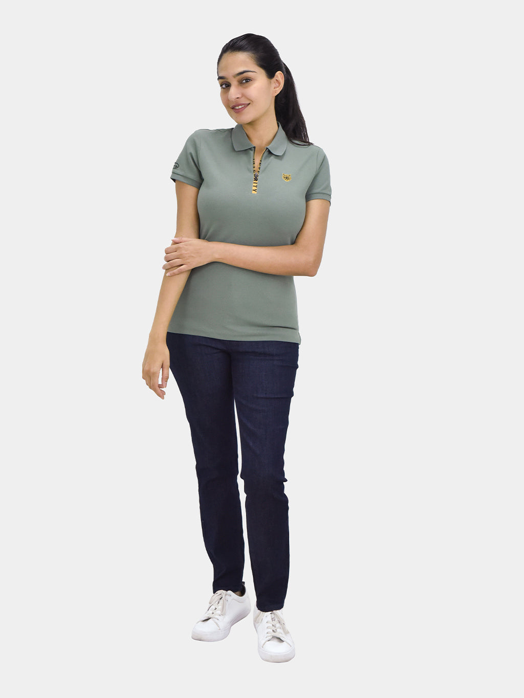 Women's Short Sleeve Classic Slim Fit Bold Polo (1981)