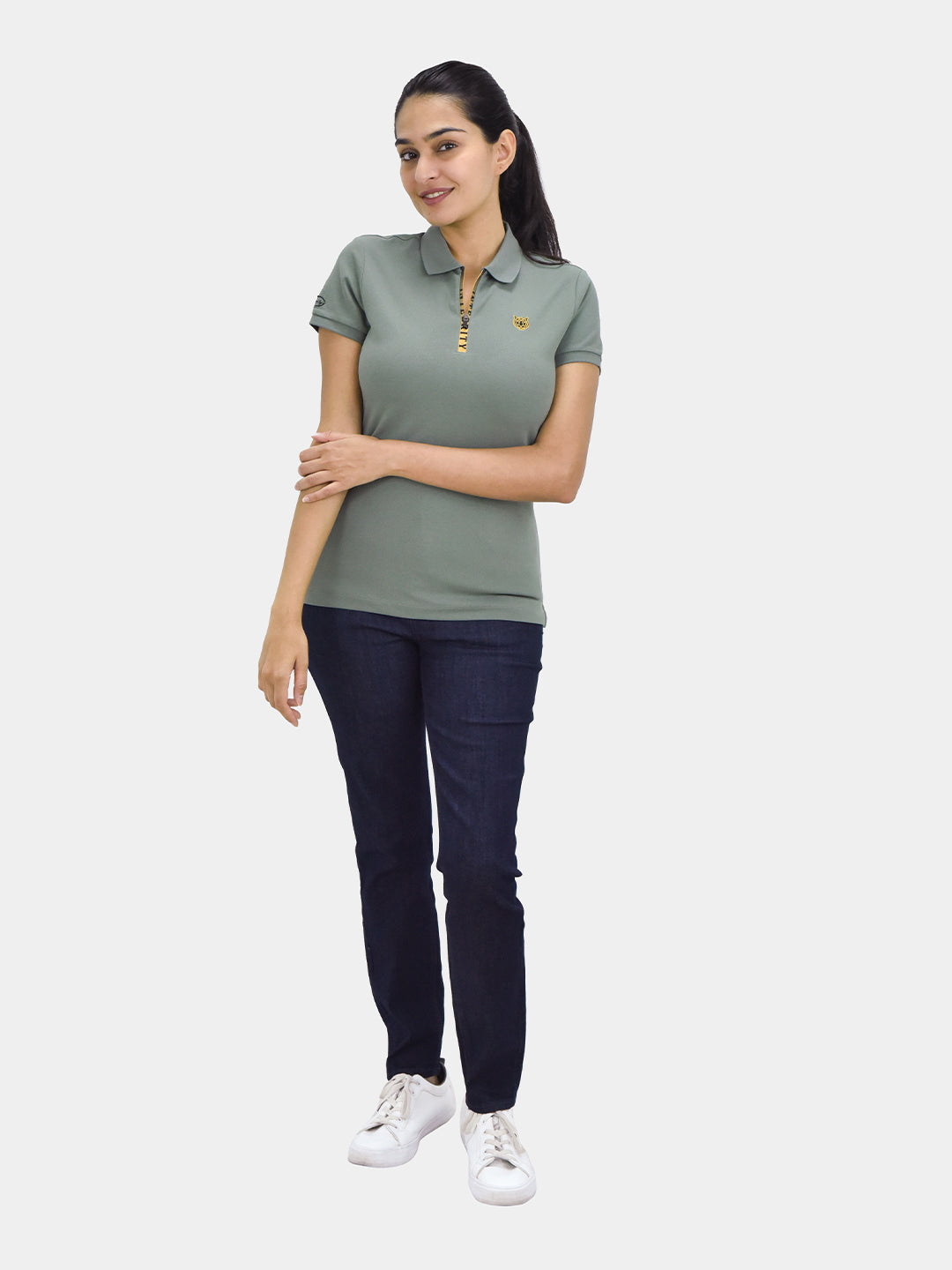 Women's Short Sleeve Classic Slim Fit Bold Polo (1981)