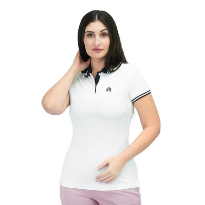Women's Classic Cotton Polo With Thematic Embroidery