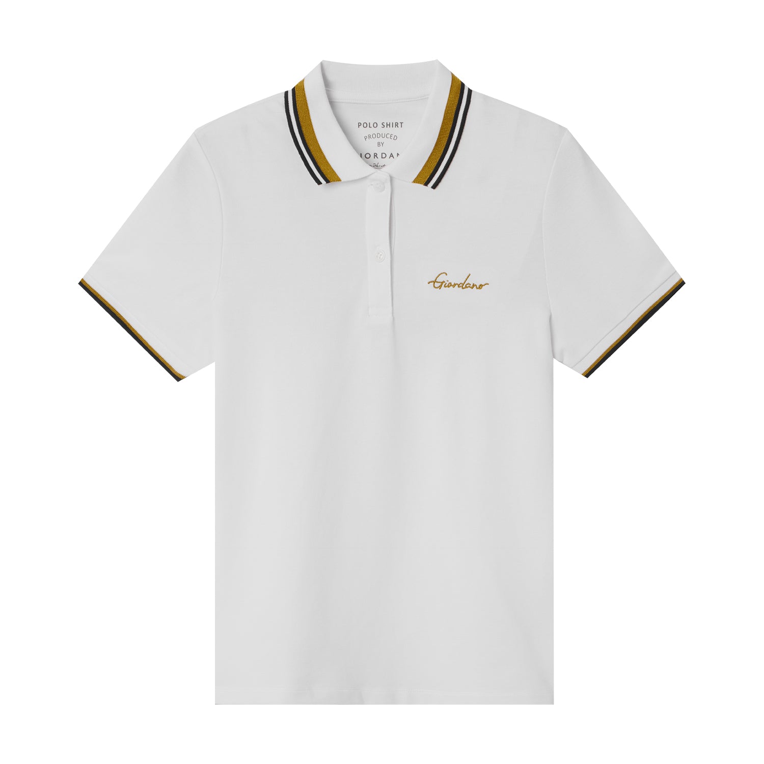 Giordano Women's Classic Polo-White