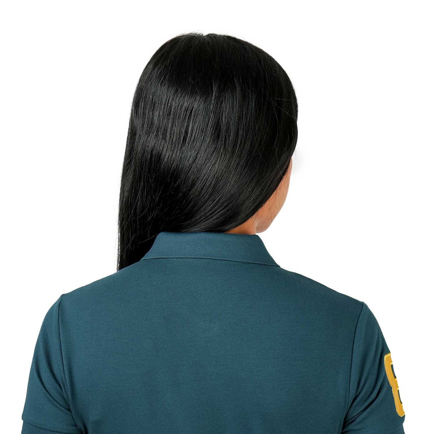 Women's Cotton Lycra 3D Lion Embroidery Polo