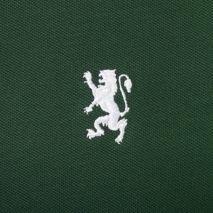 Women's Bold Embroidery Cotton Pique Polo - Slim Fit, Short Sleeve