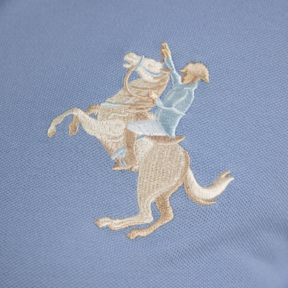 Women's Slim Fit Embroidered Napoleon Polo