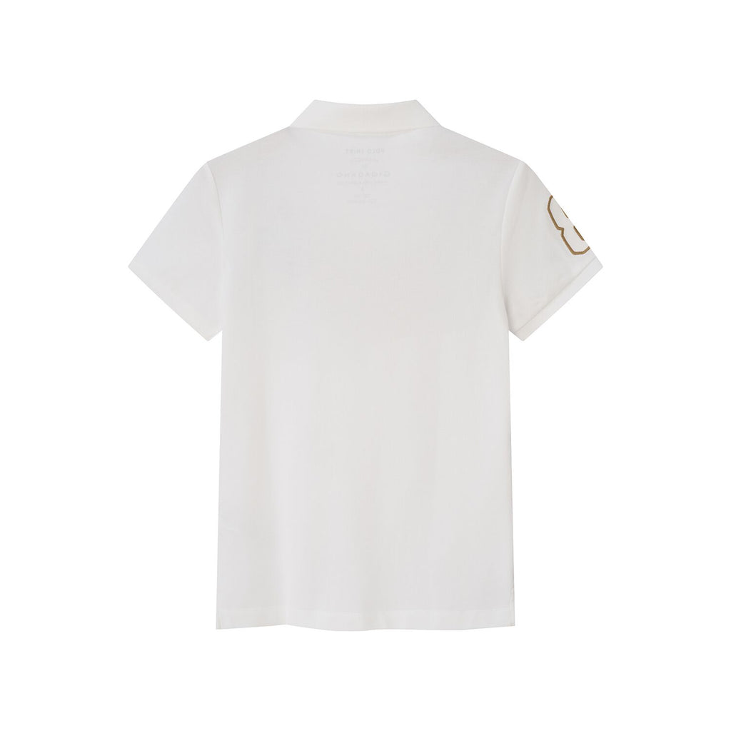 Women's Slim Fit Embroidered Napoleon Polo