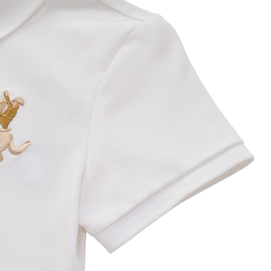 Women's Slim Fit Embroidered Napoleon Polo