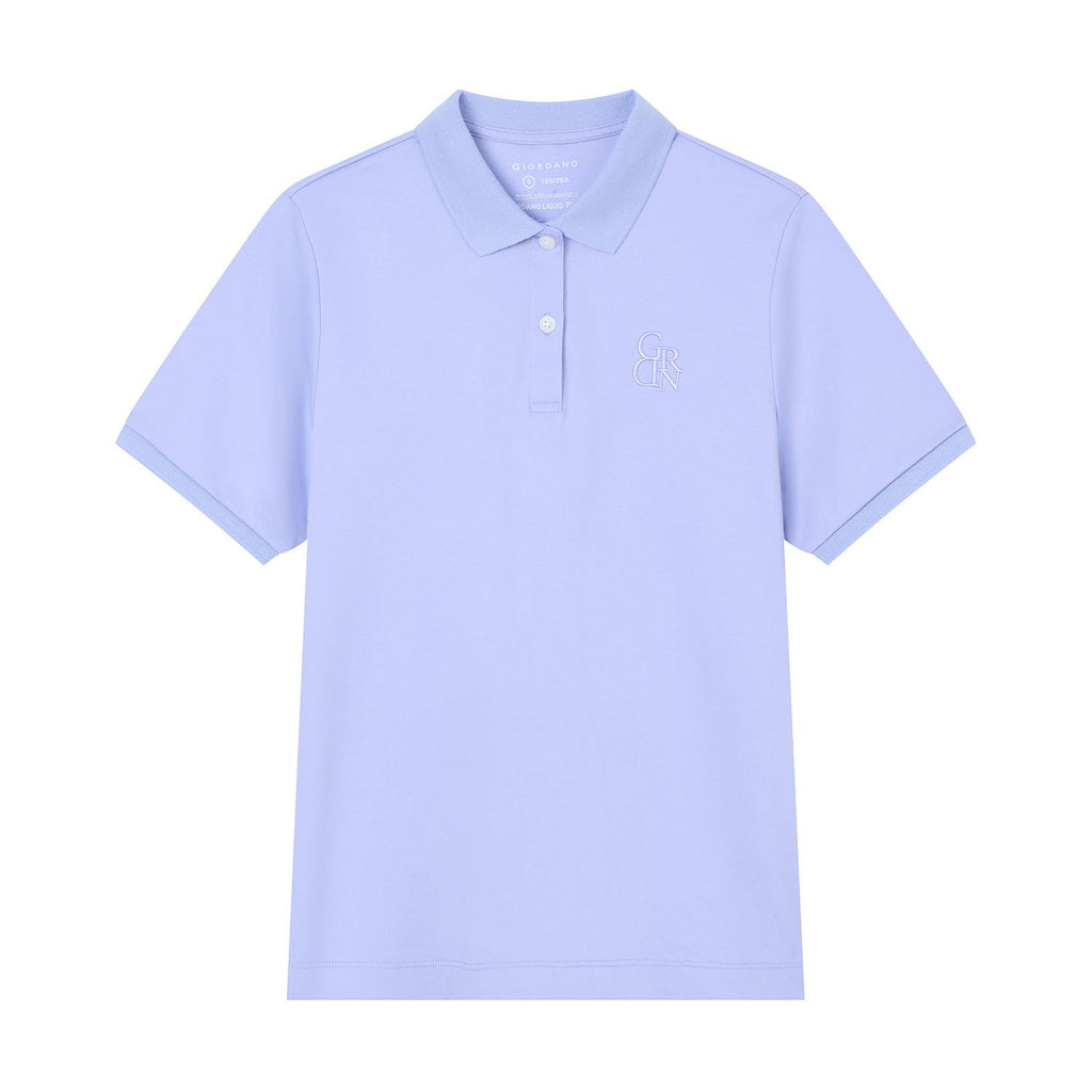 Women’s Embroidered Cotton Liquid Touch Polo