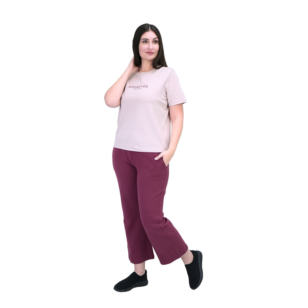 تي شيرت مطبوع للنساء