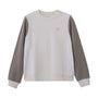 Giordano Women's Boyfriend Fit Sweatshirt: Soft Comfort & Stylish Embroidery-White