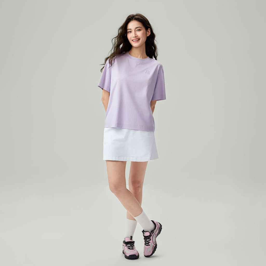Women’s Embroidered Cotton Liquid Touch Tee