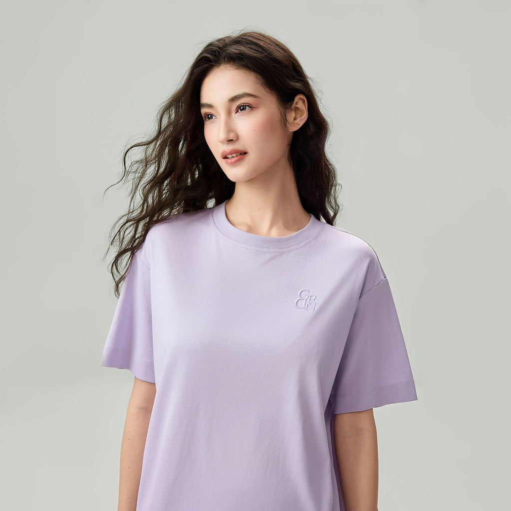 Women’s Embroidered Cotton Liquid Touch Tee