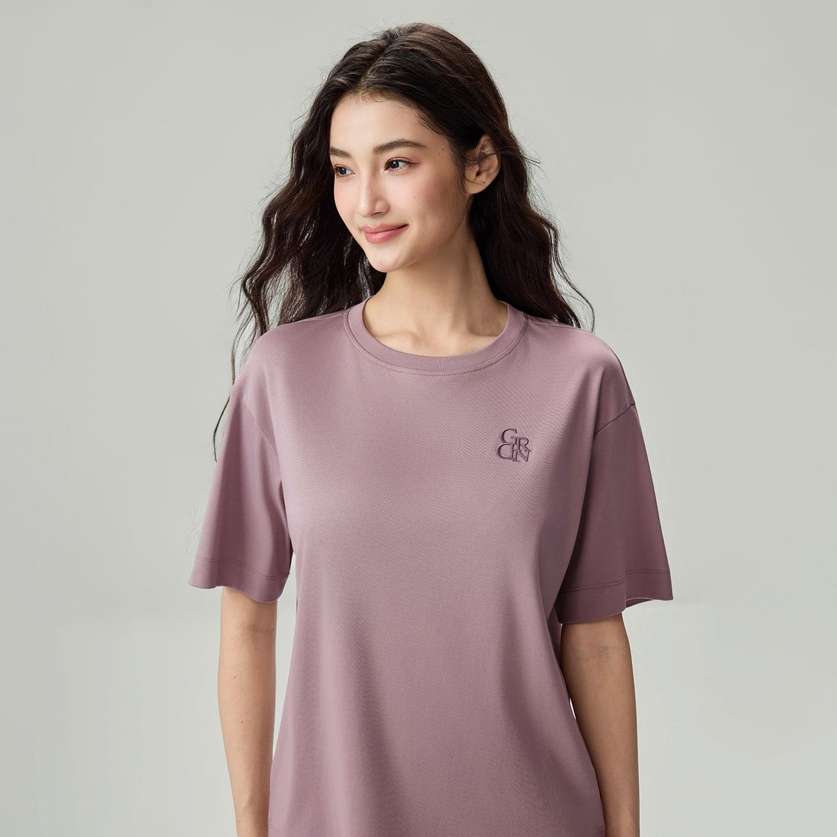 Women’s Embroidered Cotton Liquid Touch Tee