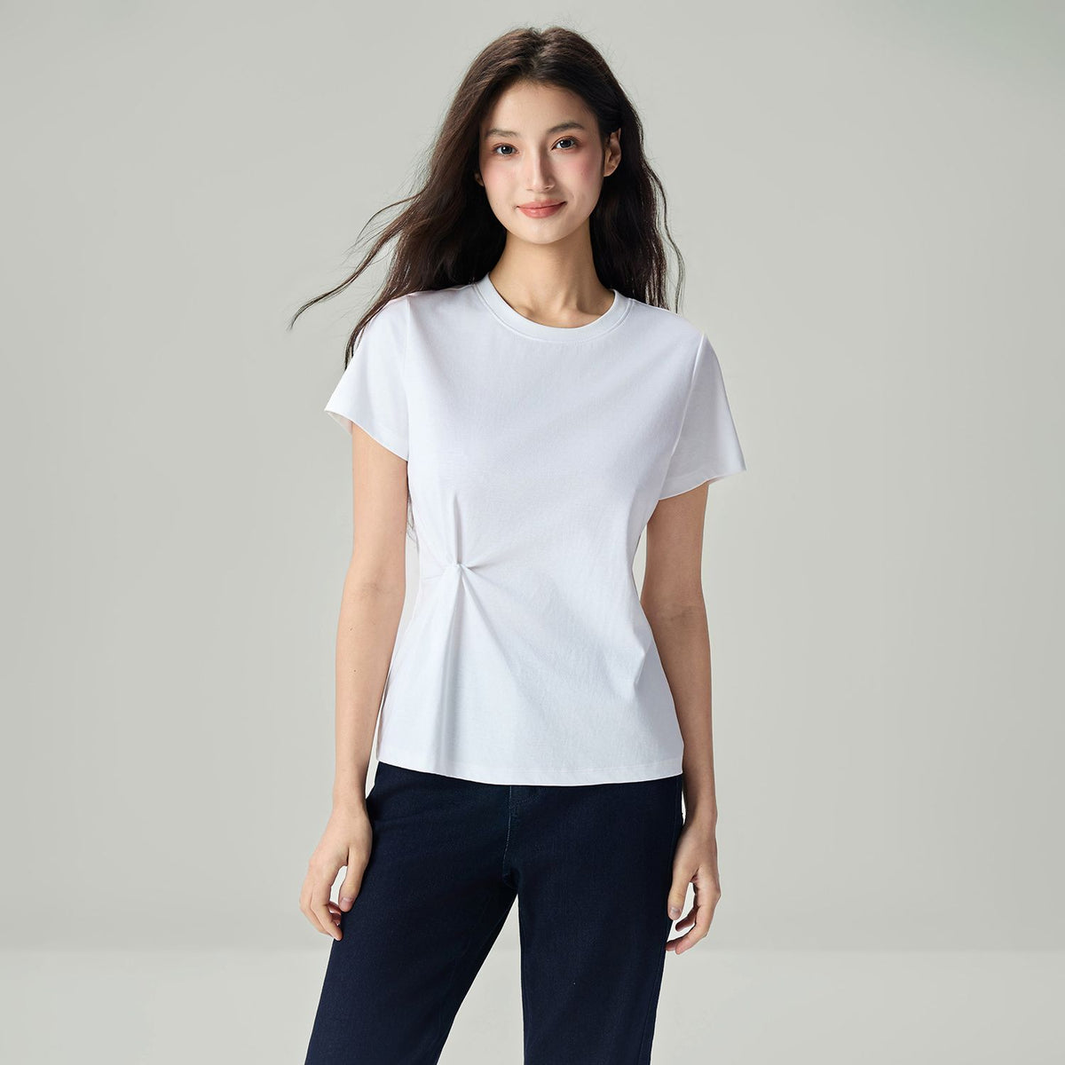 Women's Regular Mercerized Twist Tee