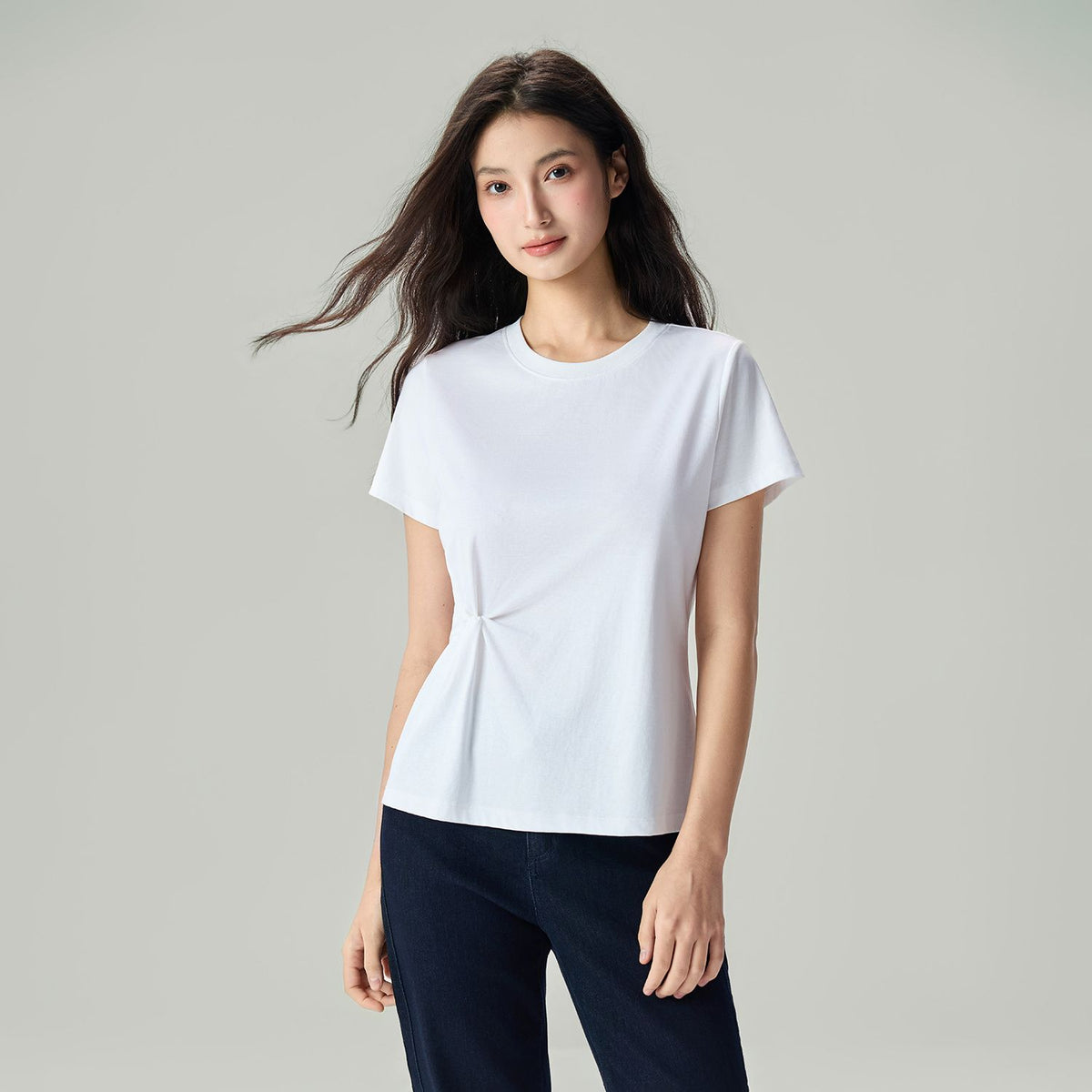 Women's Regular Mercerized Twist Tee