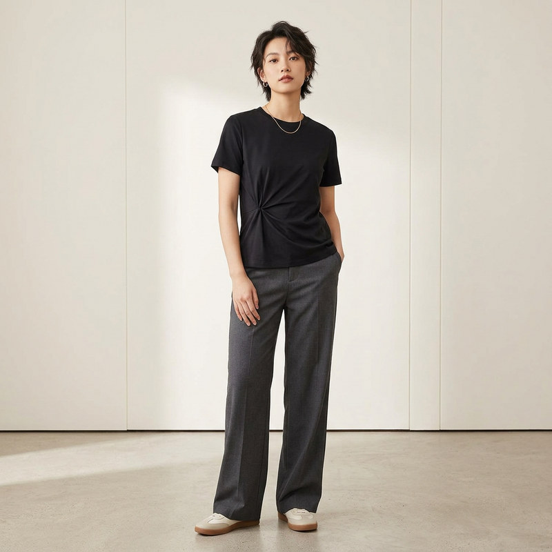 Women's Regular Mercerized Twist Tee