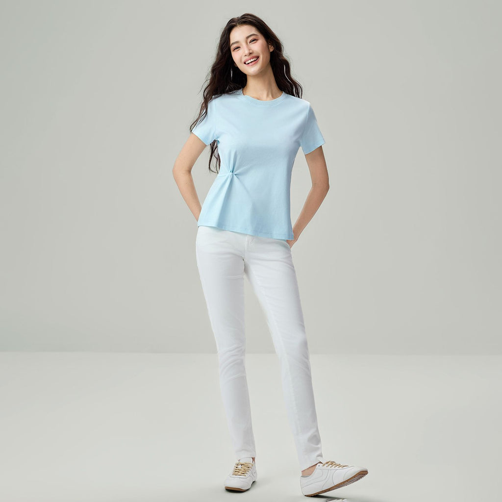 Women's Regular Mercerized Twist Tee