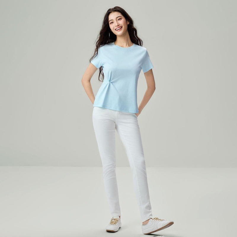 Women's Regular Mercerized Twist Tee