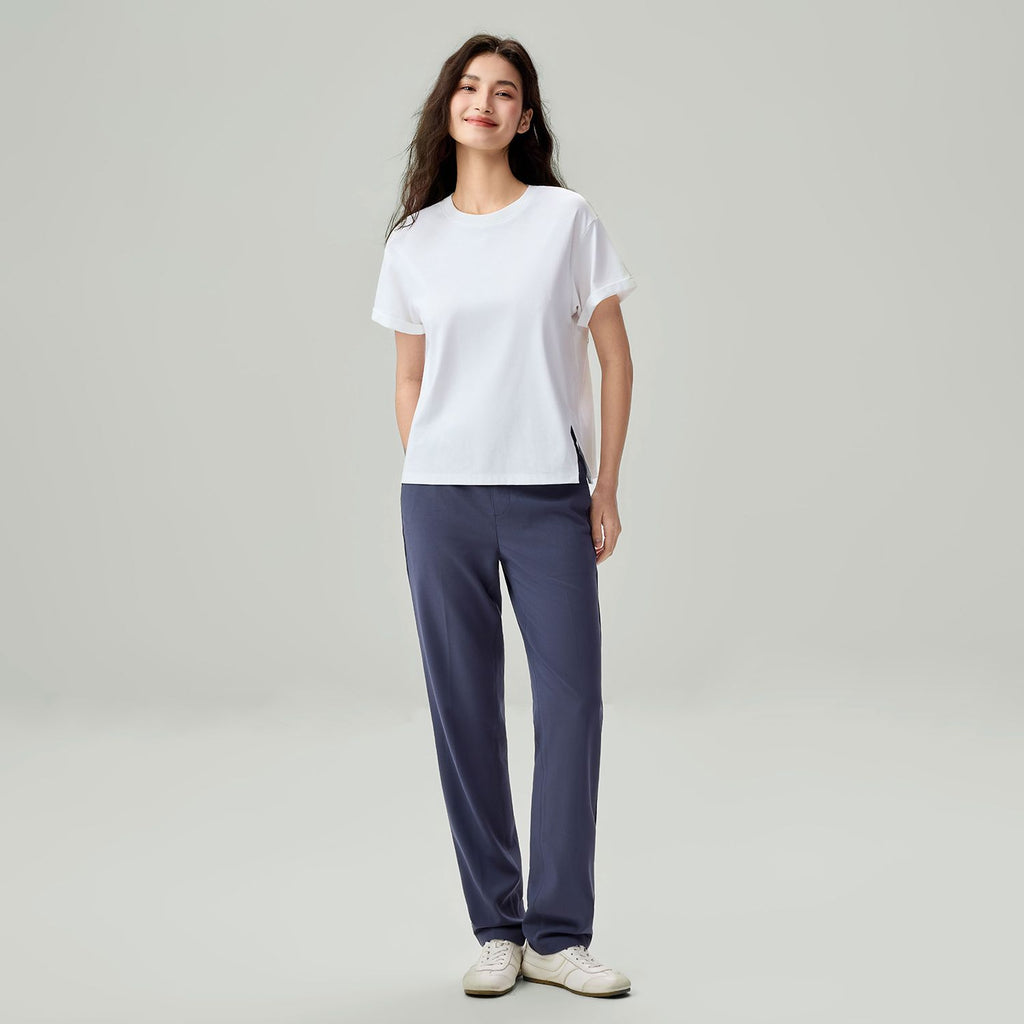 Women's Boyfriend Liquid Touch Side Slit Tee