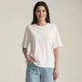Women's Loose Mercerized Cotton Tee