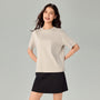Women's Loose Mercerized Cotton Tee