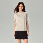 Women's Loose Mercerized Cotton Tee