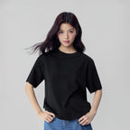 Women's Loose Mercerized Cotton Tee
