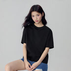 Women's Loose Mercerized Cotton Tee