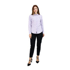 Women Oxford Shirt With Small Lion Embroidery