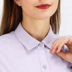 Women Oxford Shirt With Small Lion Embroidery