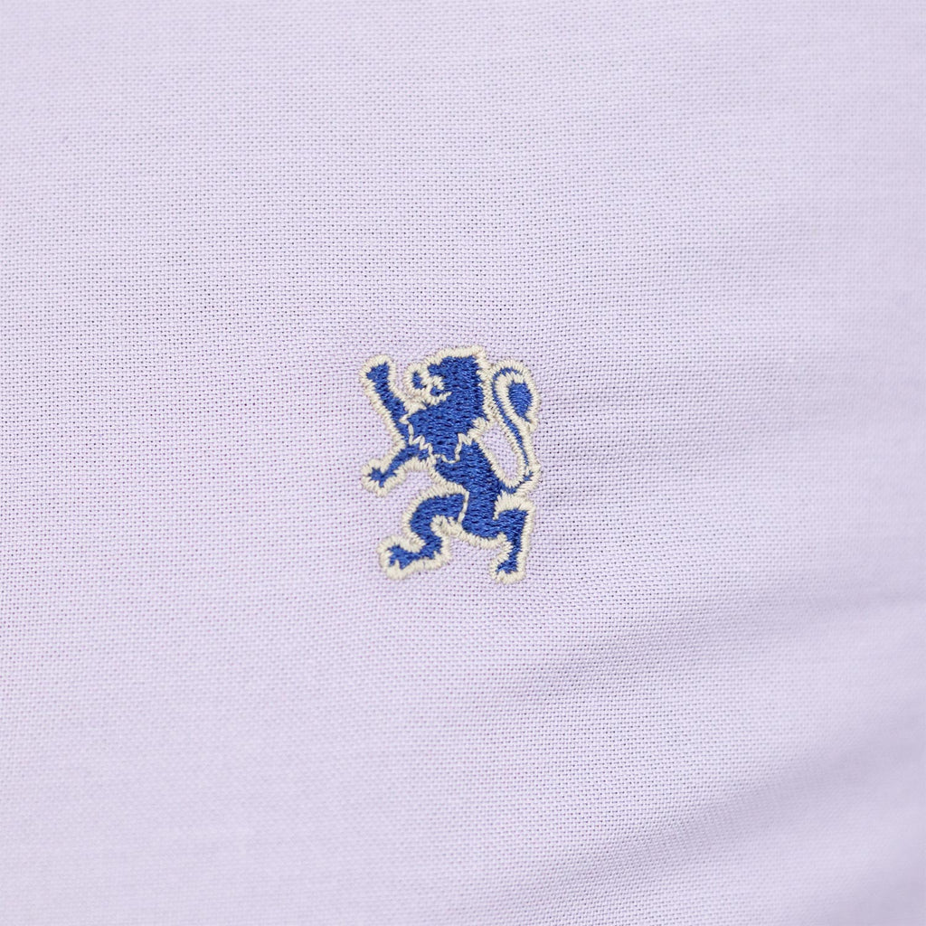 Women Oxford Shirt With Small Lion Embroidery