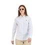 Women Oxford Shirt With Small Lion Embroidery
