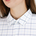 Women Oxford Shirt With Small Lion Embroidery