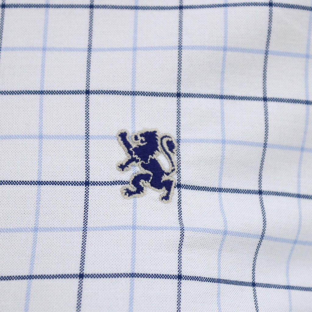 Women Oxford Shirt With Small Lion Embroidery
