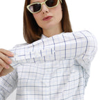 Women Oxford Shirt With Small Lion Embroidery