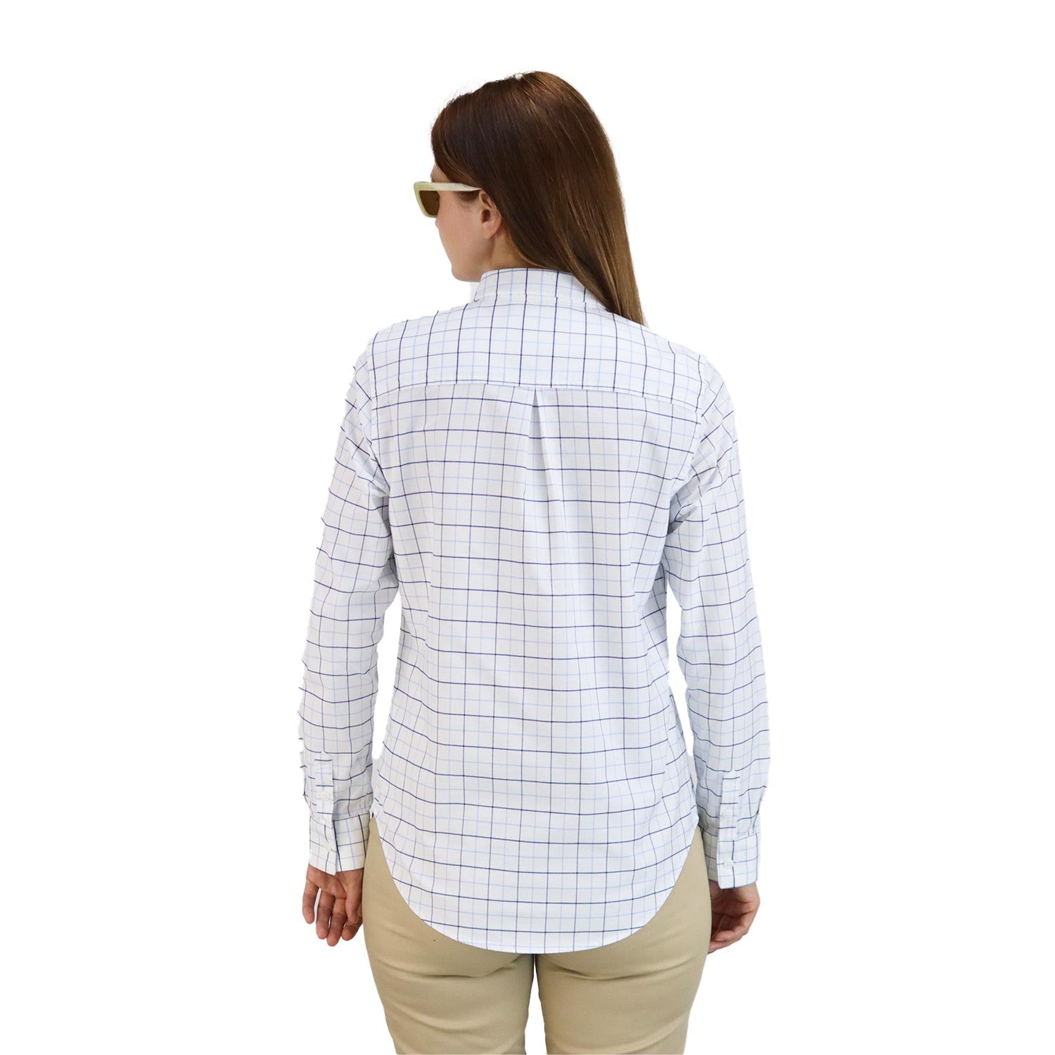 Women Oxford Shirt With Small Lion Embroidery