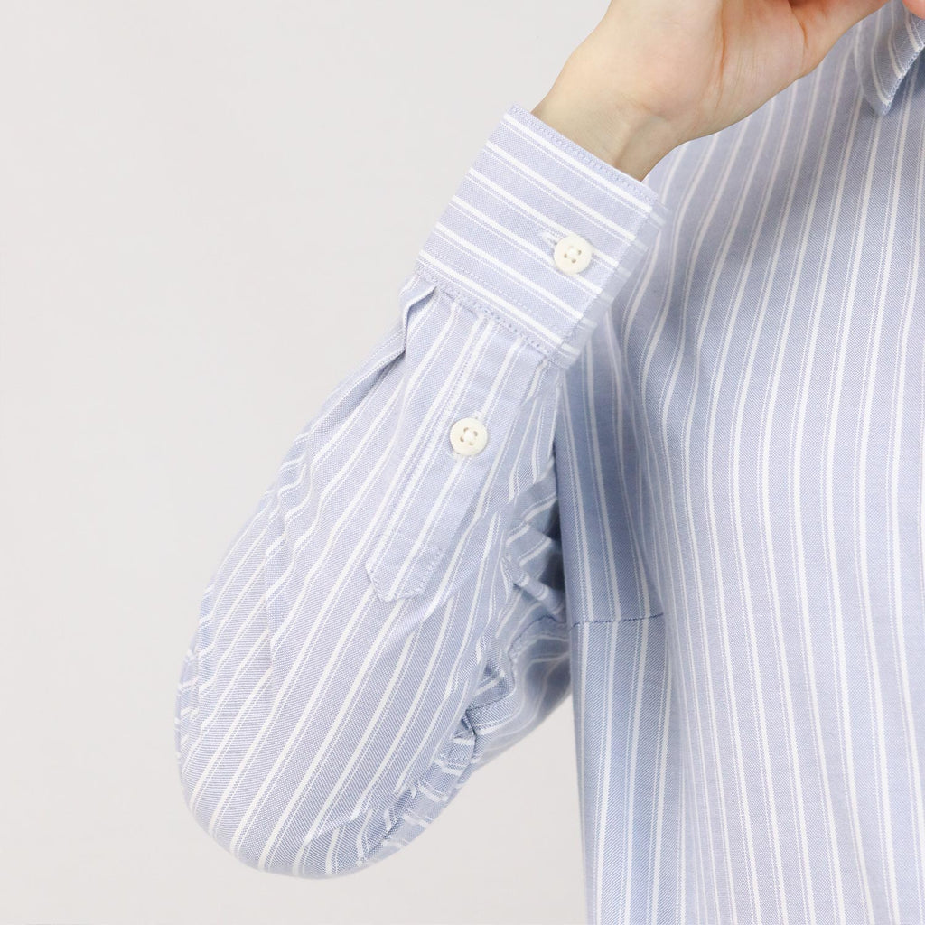 Women Oxford Shirt With Small Lion Embroidery